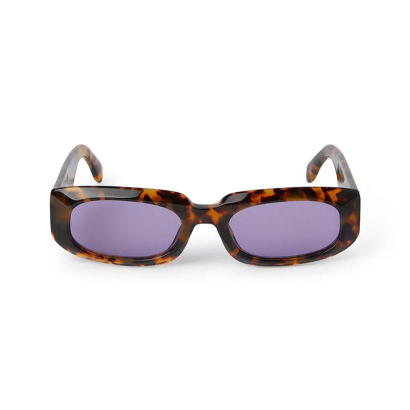 Palm Angels Sunglasses Oval Full Rim, Light Pink Frame and Brown Lens PERI104NOAH3B64