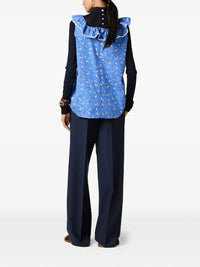 Miu Miu Women Poplin And Wool Sweater