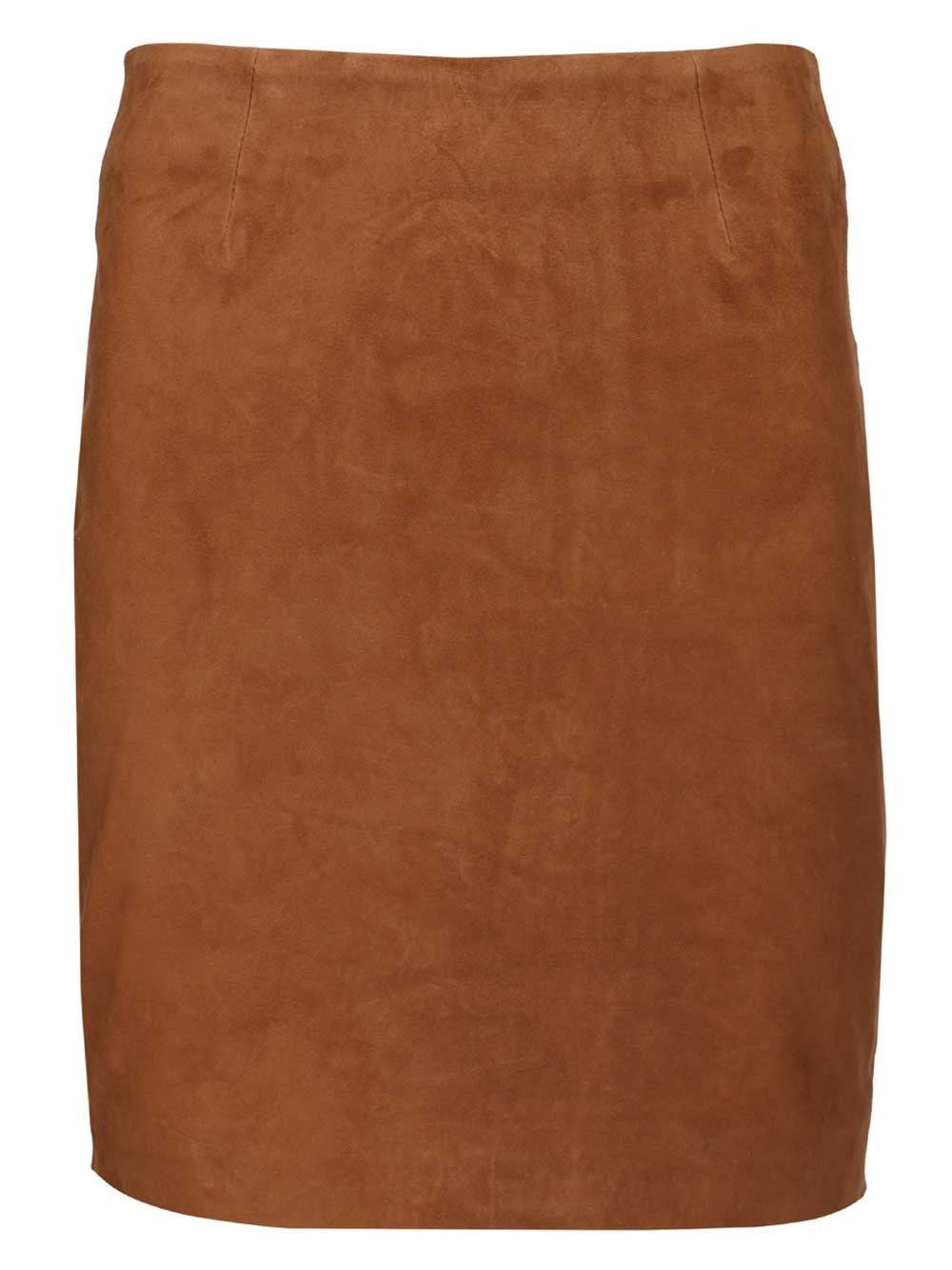 Rotate Women Suede Mini Skirt
