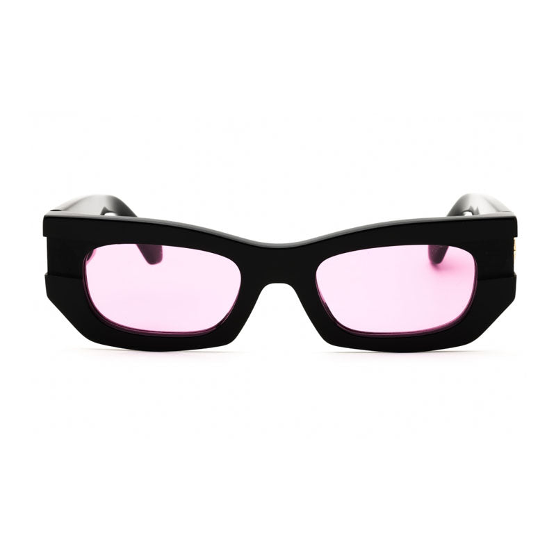 Off-White Sunglasses Cat Eye Full Rim, Grey Frame and Burgundy Lens OERI147BELLEVILLE0928