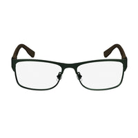Lacoste Eyeglasses Rectangle Full Rim, Matte Grey Frame and Clear Demo Lens Lens L2294033
