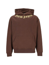Palm Angels Men Neck Logo Hoodie
