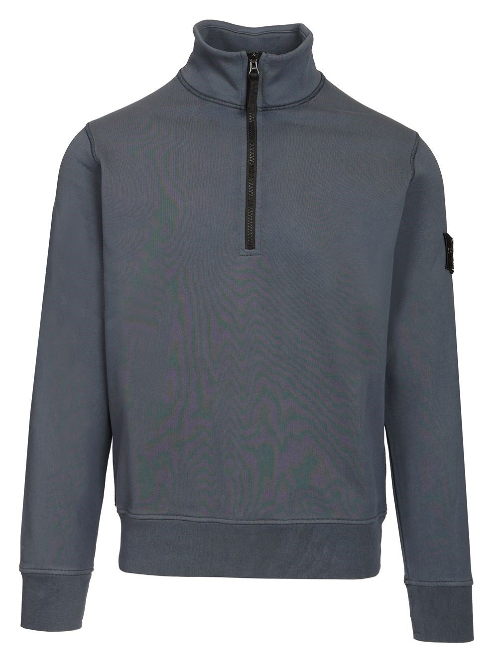Stone Island Stone Island Men Organic Cotton Sweatshirt With Short Zip