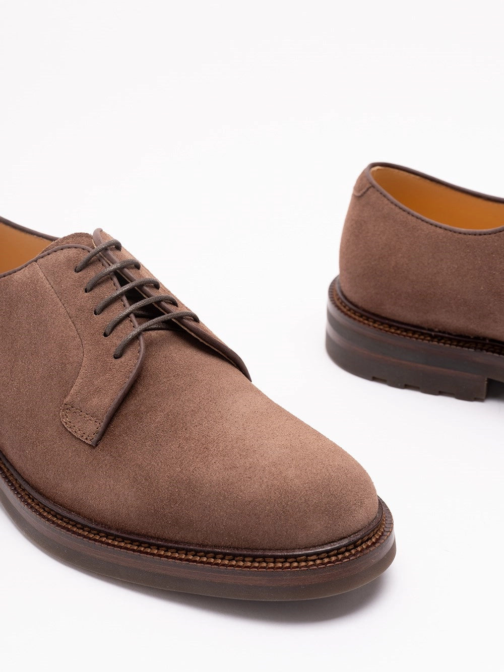 Brunello Cucinelli Men Suede Derbys