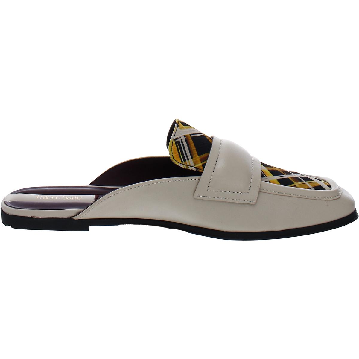 Duval Womens Padded Insole Faux Leather Mules