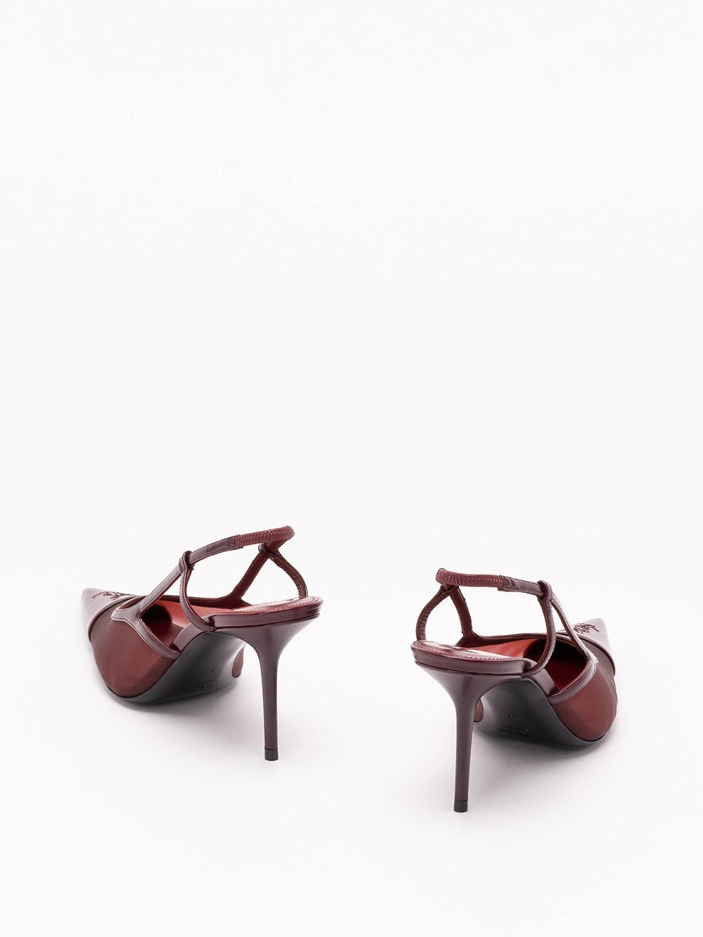 Saint Laurent Women Renee Slingback Pumps In Mesh