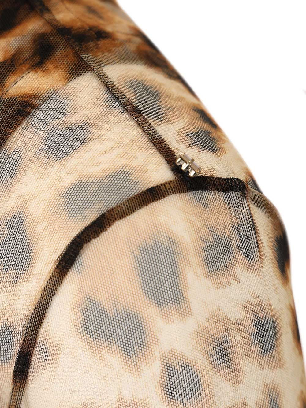 Sportmax Women Animal Print Fitted Dress