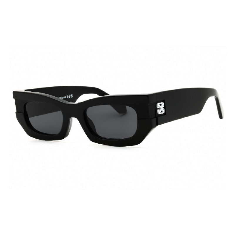 Off-White Sunglasses Cat Eye Full Rim, Grey Frame and Burgundy Lens OERI147BELLEVILLE0928