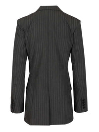 Isabel Marant Women Double-Breasted Pinstriped Blazer