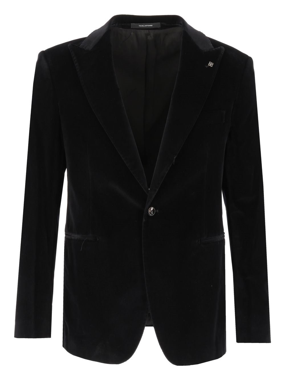 Tagliatore Tagliatore Men Napoli Stretch Velvet Blazer