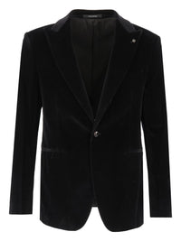 Tagliatore Tagliatore Men Napoli Stretch Velvet Blazer