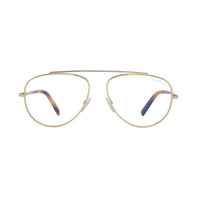 Tom Ford Tom Ford Eyeglasses Aviator Full Rim, Shiny Rose Gold Frame and Clear Demo Lenses Lens FT5622-B028