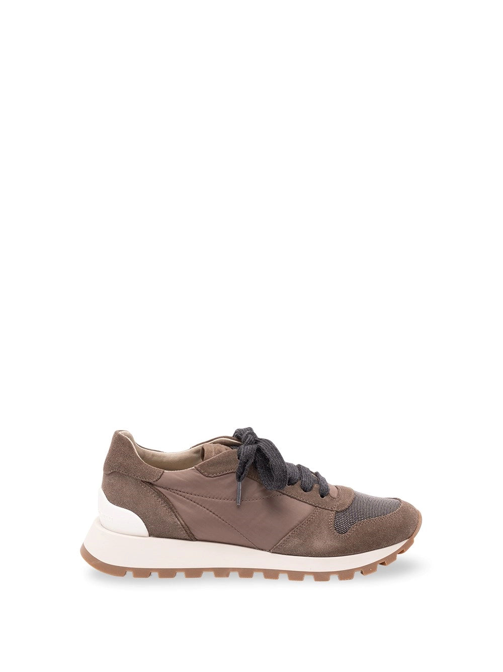 Brunello Cucinelli Women Suede And Fabric Runners