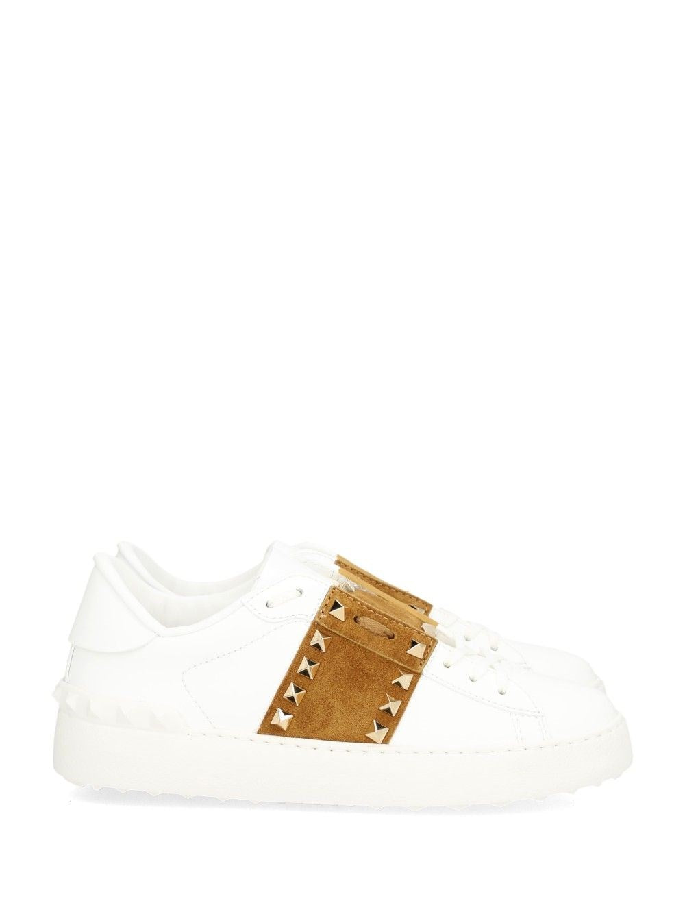 Valentino Garavani Women Rockstud Untitled Leather Sneakers