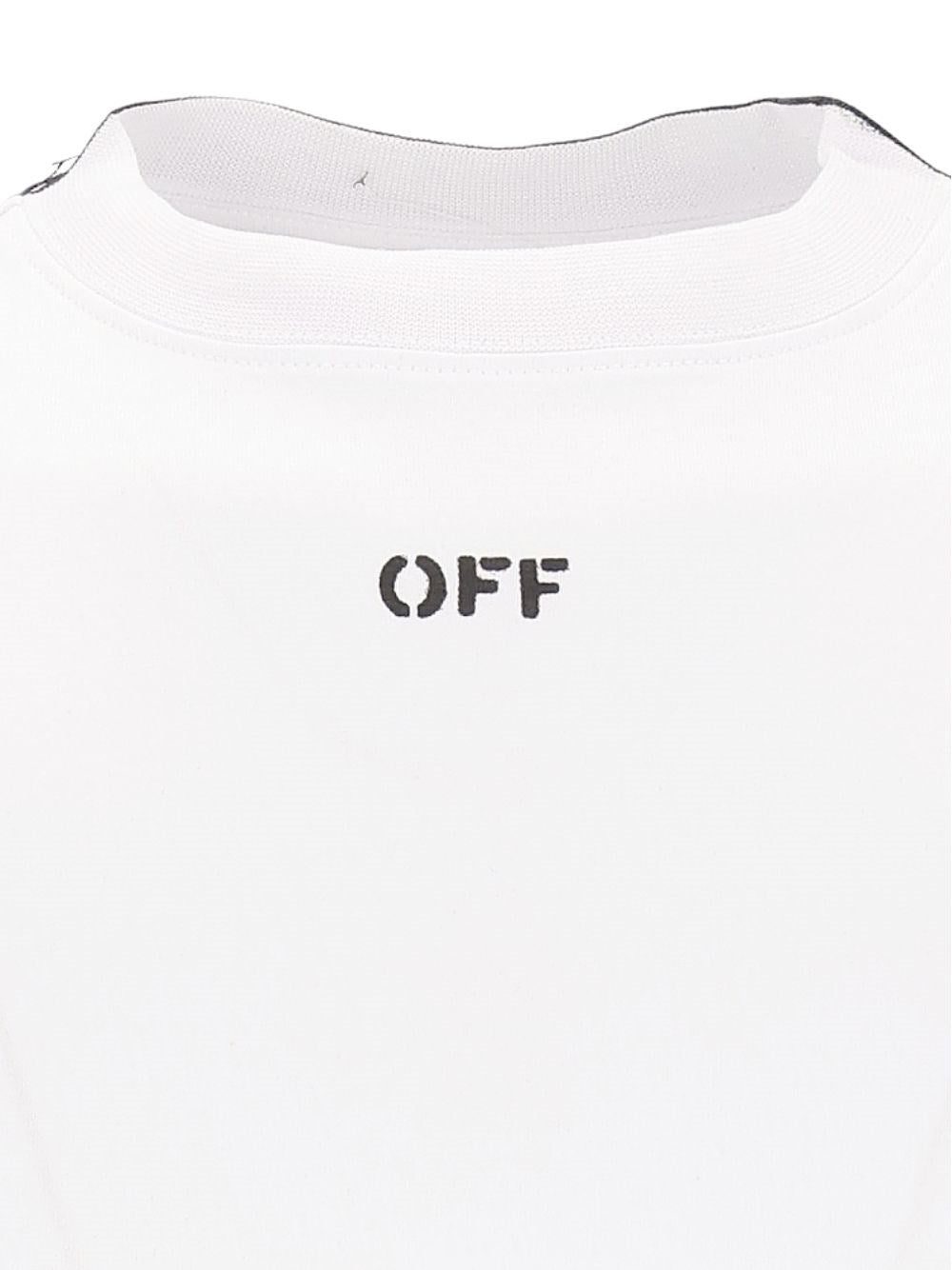 Off-white Off-White Men Negative Arrow Cotton Long-Sleeve T-Shirt