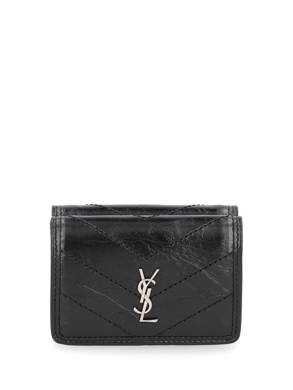 Saint Laurent Saint Laurent Women "Niki" Tri-Fold Wallet