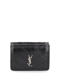 Saint Laurent Saint Laurent Women "Niki" Tri-Fold Wallet