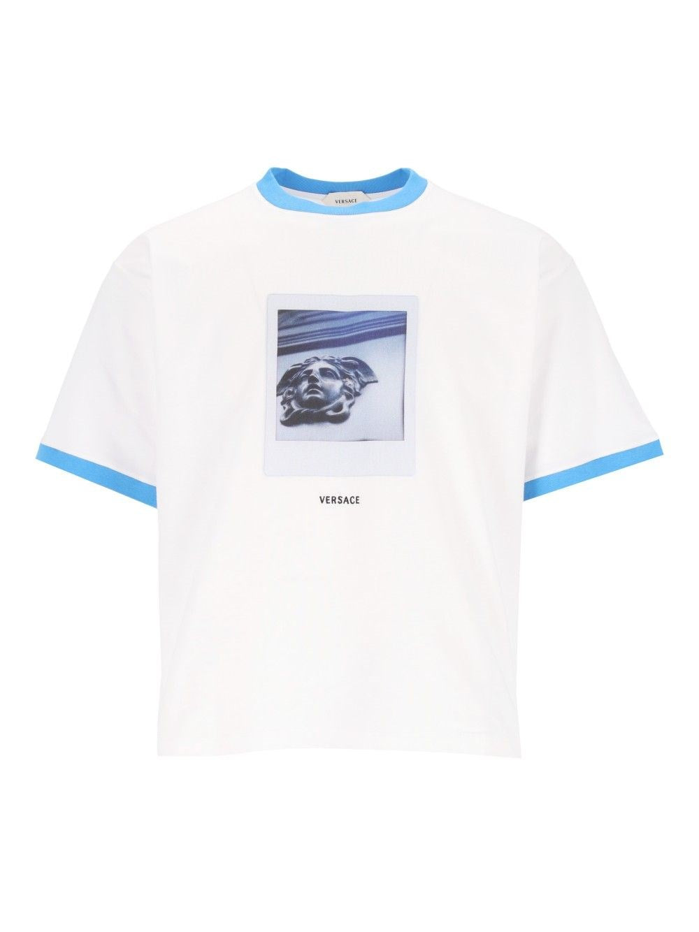 Versace Versace Men Regular-Fit Cotton Jersey T-Shirt With Print