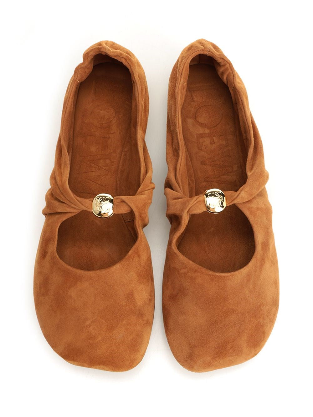 Loewe Women Soft Ballerina "Pebble"