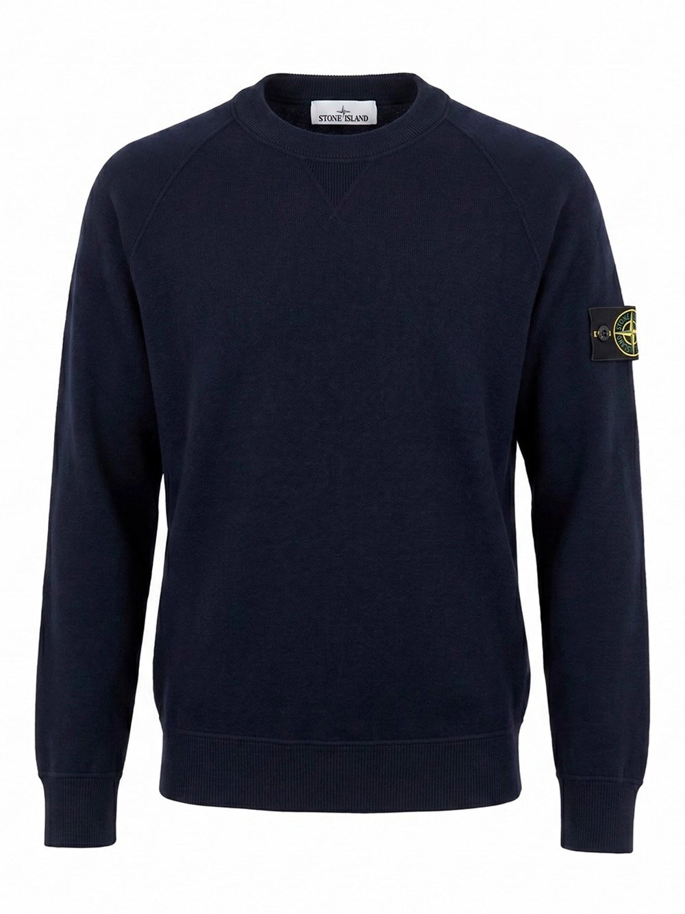 Stone Island Men Plush Stitch Stretch Crew Neck
