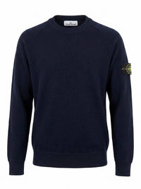 Stone Island Men Plush Stitch Stretch Crew Neck
