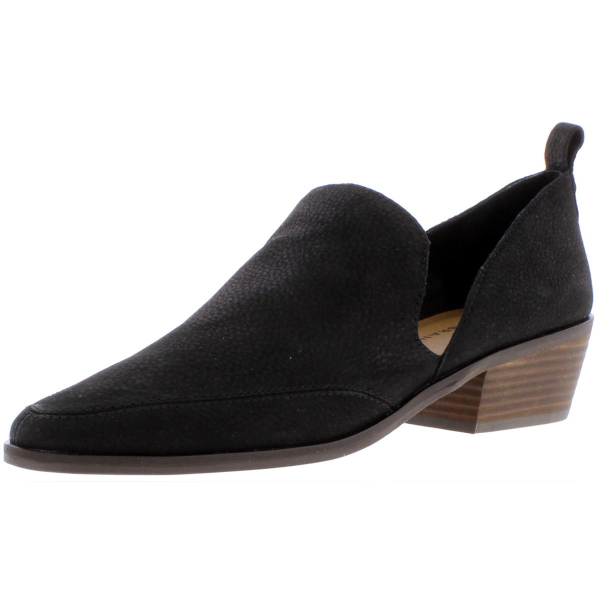 Mahzan Womens Comfort Insole Slip On Loafer Heels