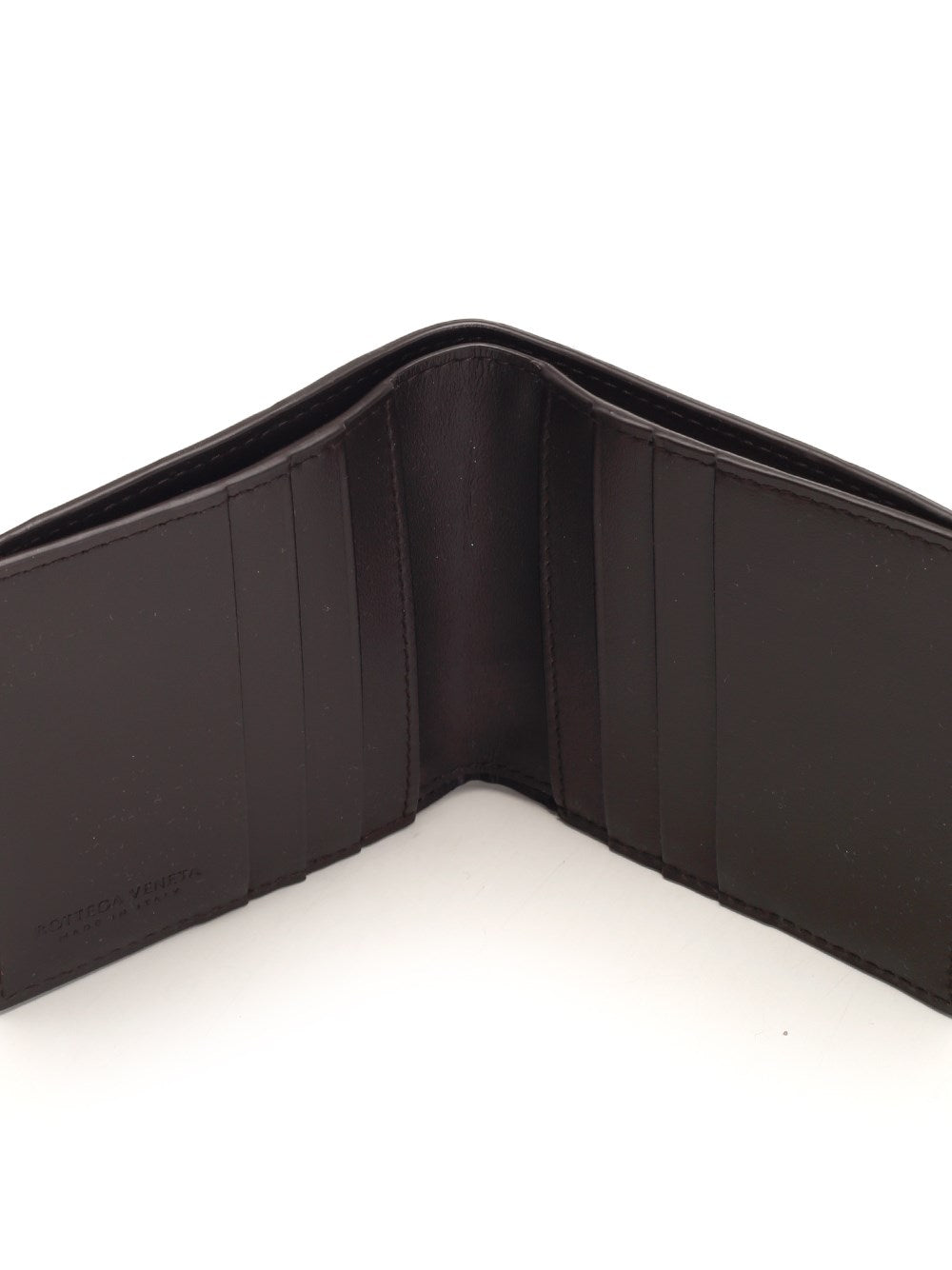Bottega Veneta Men "Intrecciato" Bi-Fold Wallet