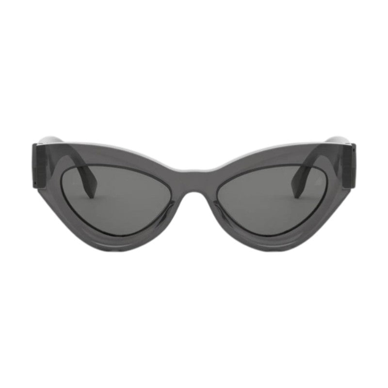 Fendi Fendi Sunglasses Cat Eye Full Rim, Grey Frame and Smoke Lens FE40146I20A