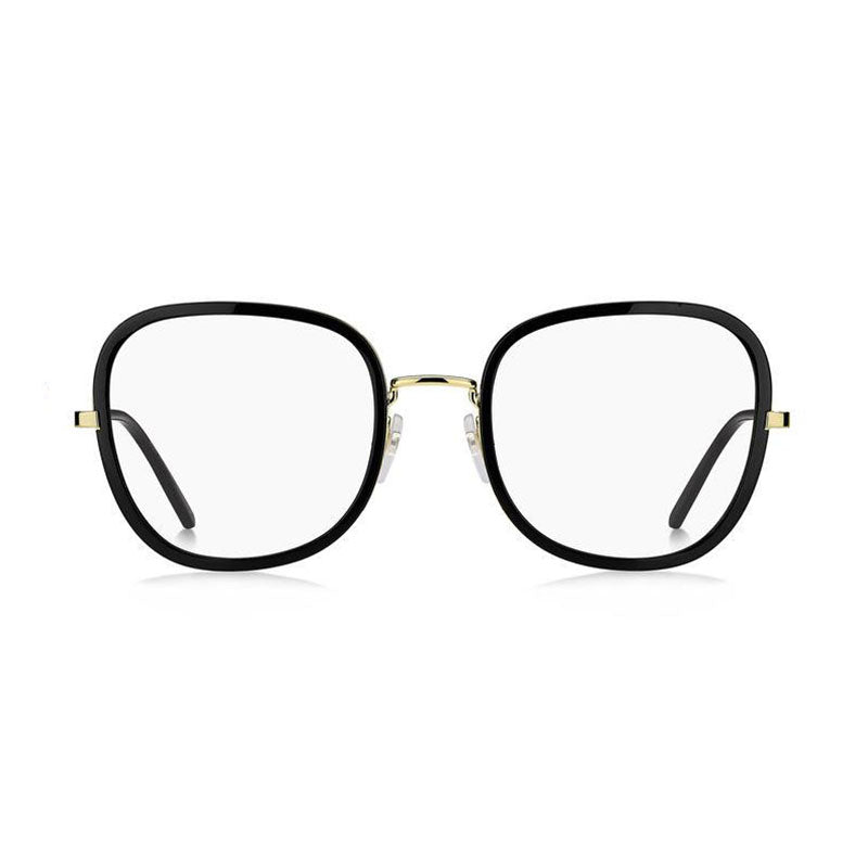 Marc Jacobs Eyeglasses Round Full Rim, Pink/Gold Frame and Clear Demo Lenses Lens MARC7010S4500