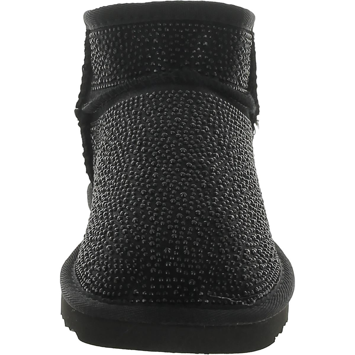Ariee Womens Faux Fur Ankle Winter & Snow Boots
