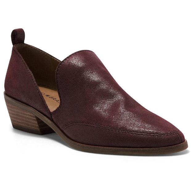 Mahzan Womens Comfort Insole Slip On Loafer Heels