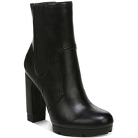 Graciie P Womens Faux Leather Ankle Ankle Boots Black Sm