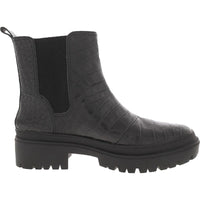 Emali Womens Nubuck Pull On Ankle Boots