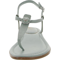GIGI SIGNET Womens Faux Leather Casual Thong Sandals
