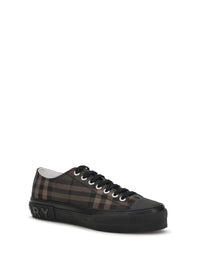Burberry Men Jack Check Nylon-Blend Sneakers