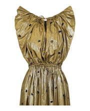 Bottega Veneta Womens Flutter-Shoulder Eyelet Gown