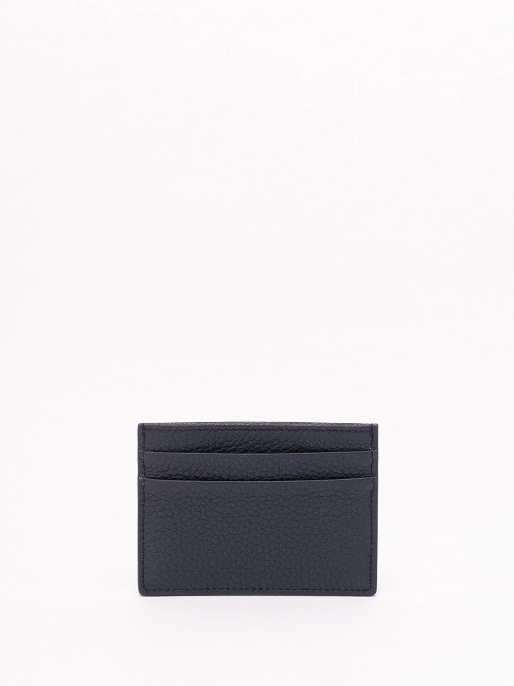 Dolce & Gabbana Men Calfskin Card Holder With Logo