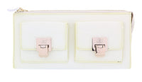 J&C J11-012 AVARIO Ivory Zippered Large Wallet