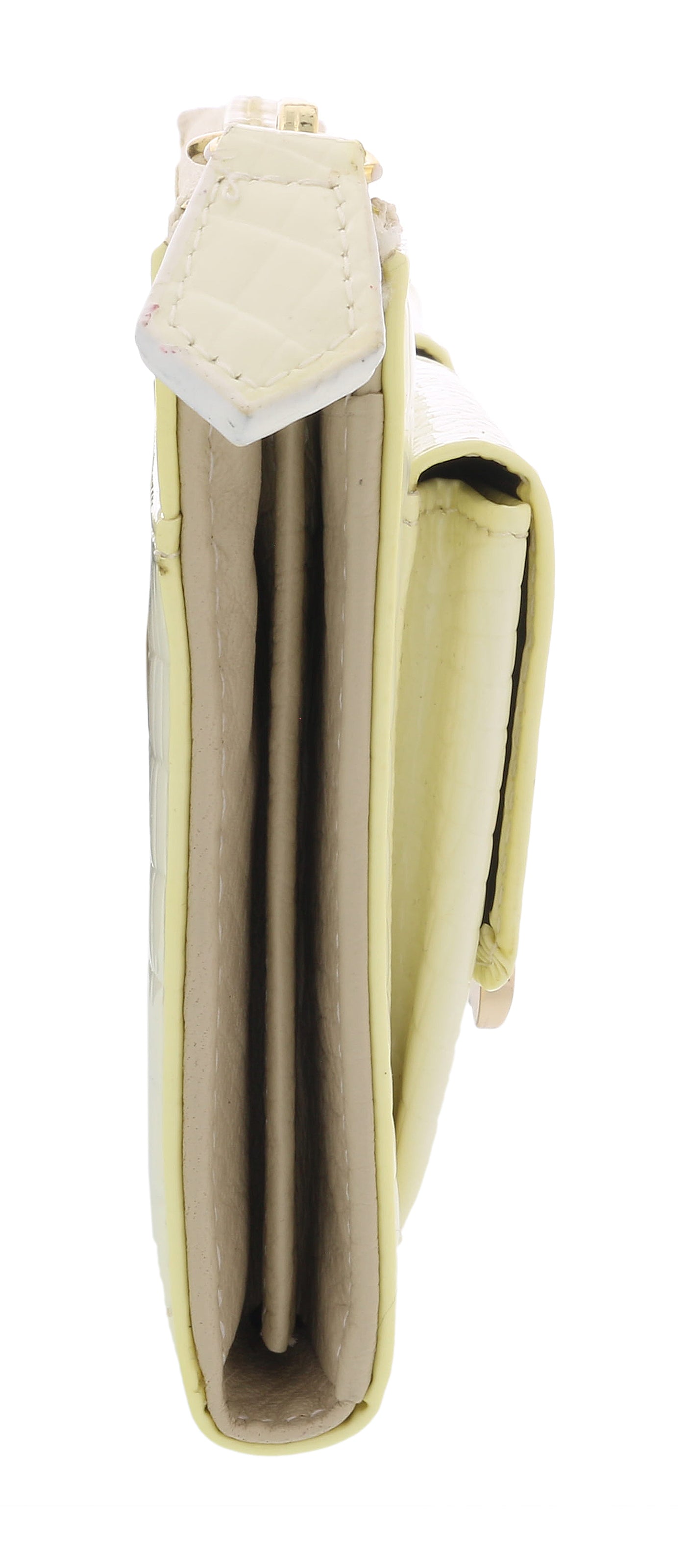 J&C J11-012 AVARIO Ivory Zippered Large Wallet