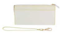 J&C J11-012 AVARIO Ivory Zippered Large Wallet