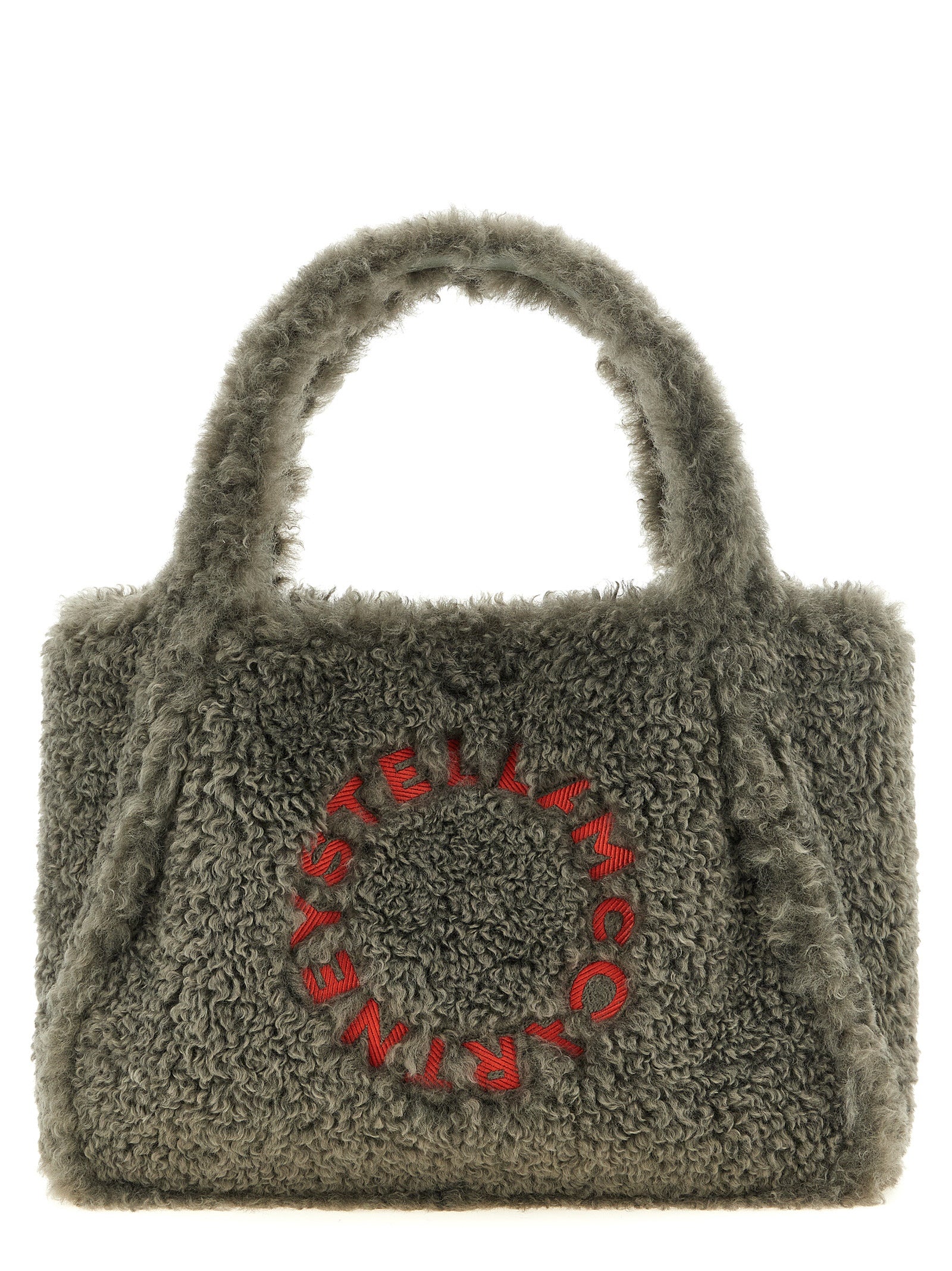 STELLA MCCARTNEY Stella Mccartney Women Shearling Logo Shopping Bag