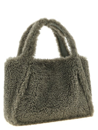 STELLA MCCARTNEY Stella Mccartney Women Shearling Logo Shopping Bag