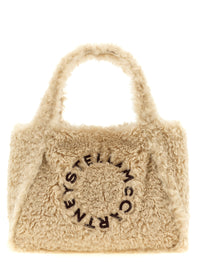 STELLA MCCARTNEY Stella Mccartney Women Shearling Logo Shopping Bag