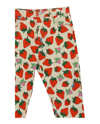 Gucci Womens Strawberry Skinny Leg Pants