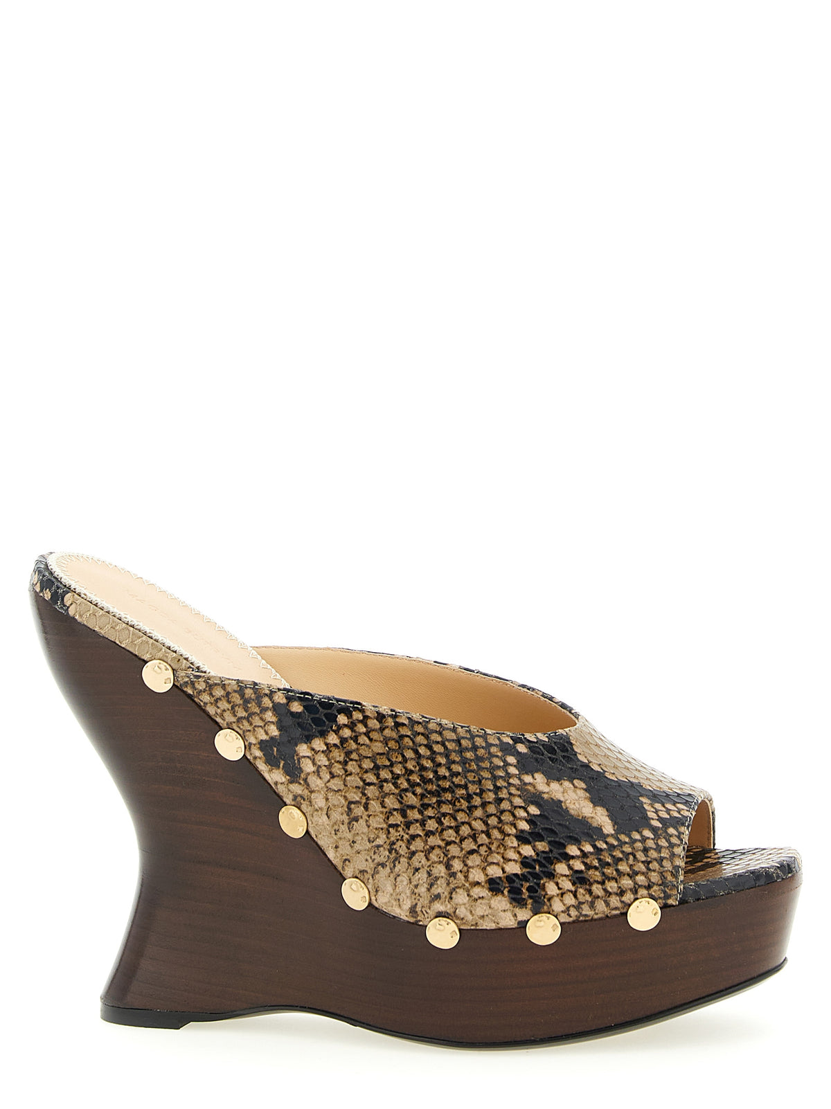 Magda Butrym Women Python Print Mules