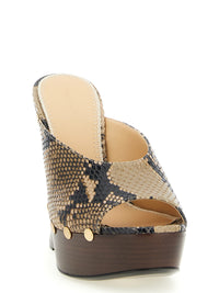 Magda Butrym Women Python Print Mules