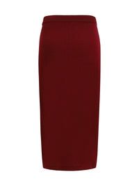 ALESSANDRA RICH Alessandra Rich Women Merino Wool Midi Skirt