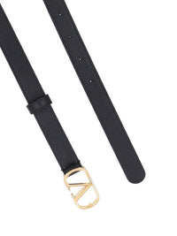 Valentino Garavani Valentino Garavani Women Vlogo Signature Leather Belt