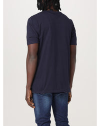 Hugo Boss Logo Tee Short Sleeve Men Blue T-Shirts