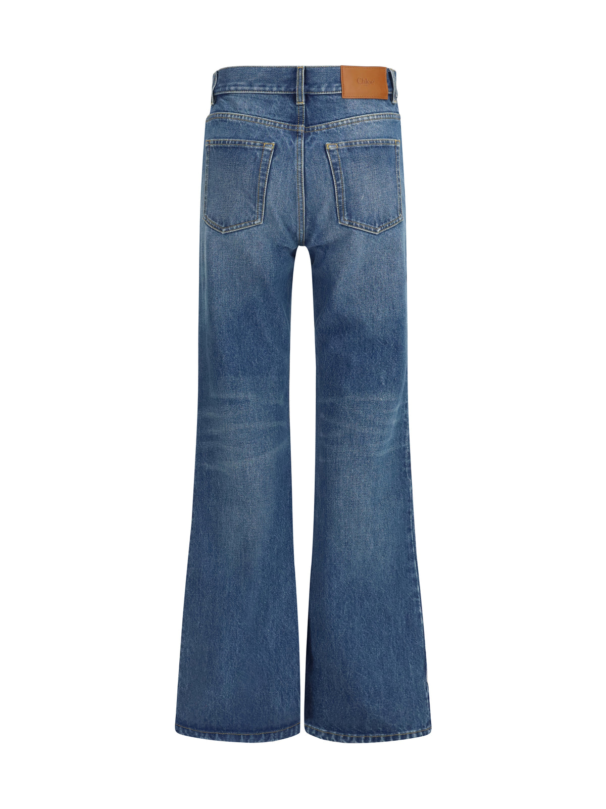 CHLOÉ Chloé Women Jeans Flared In Organic Cotton Denim